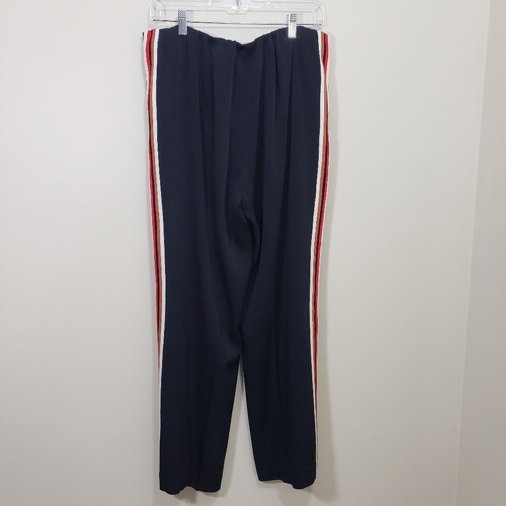 Soft Surroundings London pull on pants with side stripe wide leg woman's 10 / 12 - Picture 6 of 8